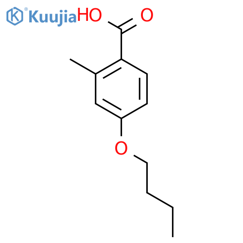 4-butoxy-2-methylBenzoic acid structure