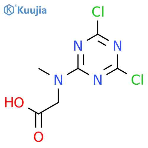 Glycine, N-(4,6-dichloro-1,3,5-triazin-2-yl)-N-methyl- structure