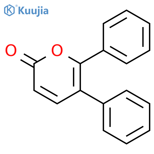 2H-Pyran-2-one, 5,6-diphenyl- structure