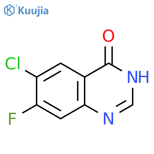 6-chloro-7-fluoro-3,4-dihydroquinazolin-4-one structure