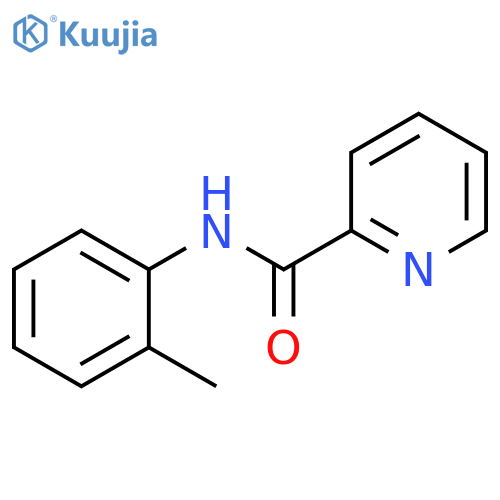 2-Pyridinecarboxamide, N-(2-methylphenyl)- structure