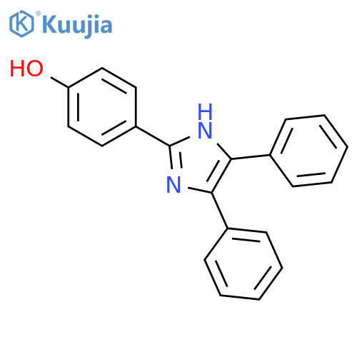 4-(4,5-Diphenyl-1H-imidazol-2-yl)phenol structure