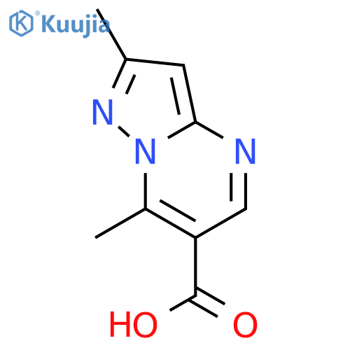 2,7-Dimethylpyrazolo1,5-apyrimidine-6-carboxylic Acid structure