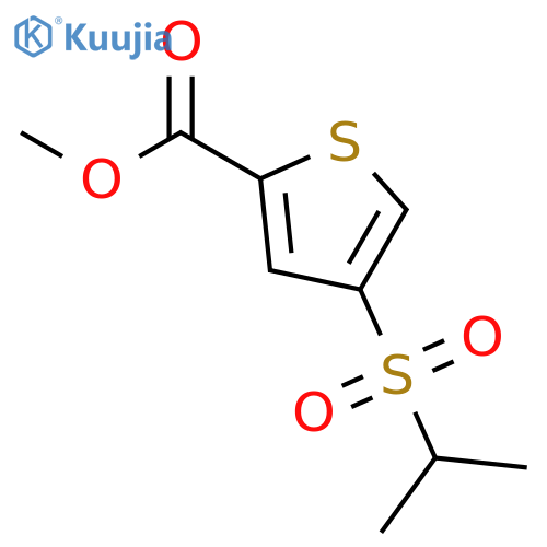Methyl 4-(isopropylsulfonyl)thiophene-2-carboxylate structure