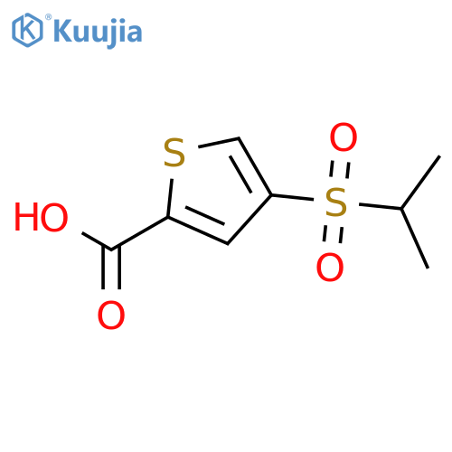 4-(Isopropylsulfonyl)thiophene-2-carboxylic acid structure