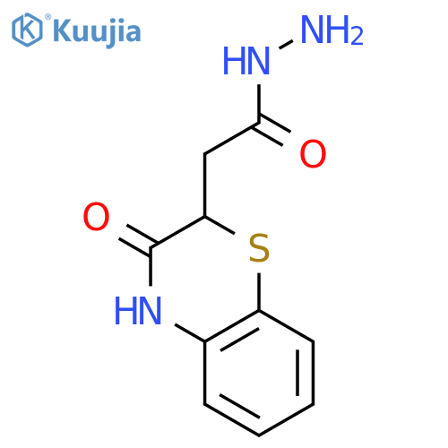 2-(3-Oxo-3,4-dihydro-2H-benzo[b][1,4]thiazin-2-yl)acetohydrazide structure