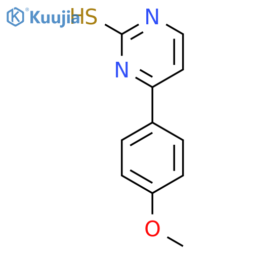 4-(4-Methoxyphenyl)pyrimidine-2-thiol structure