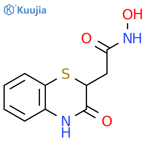 N-Hydroxy-2-(3-oxo-3,4-dihydro-2H-benzo[b][1,4]thiazin-2-yl)acetamide structure