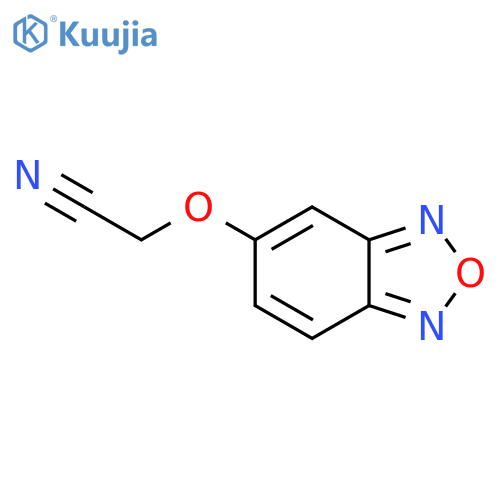 2-(Benzo[c][1,2,5]oxadiazol-5-yloxy)acetonitrile structure