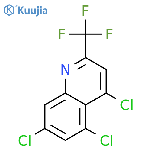 4,5,7-Trichloro-2-(trifluoromethyl)quinoline structure