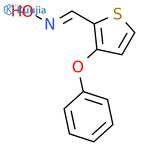 3-Phenoxythiophene-2-carbaldehyde oxime structure
