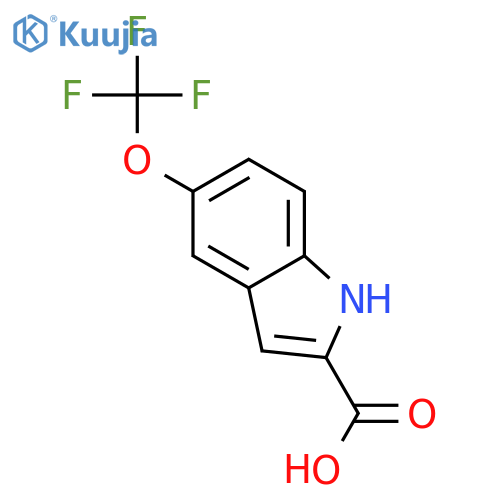 5-(Trifluoromethoxy)-1H-indole-2-carboxylic acid structure