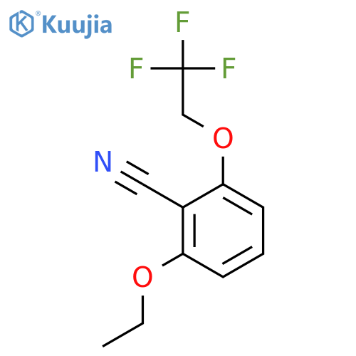 2-Ethoxy-6-(2,2,2-trifluoroethoxy)benzonitrile structure