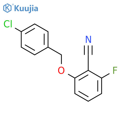 2-Fluoro-6-(4-Chlorobenzyloxy)Benzonitrile structure
