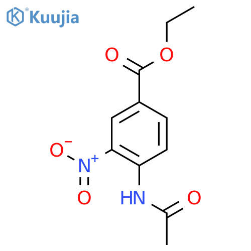 Ethyl 4-acetamido-3-nitrobenzoate structure