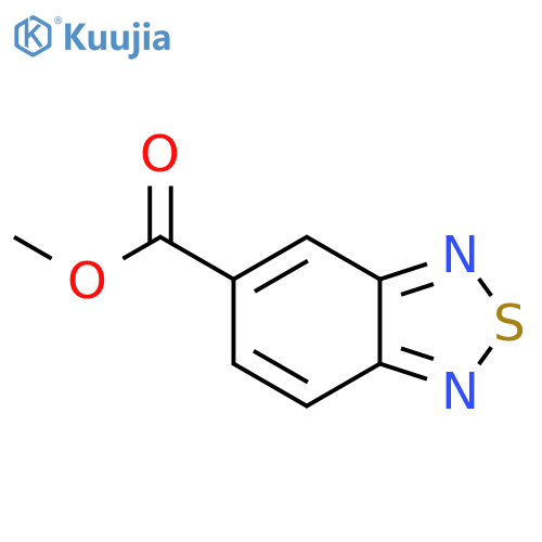 Methyl 2,1,3-benzothiadiazole-5-carboxylate structure
