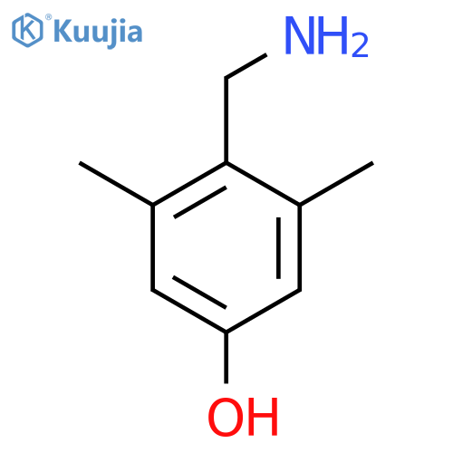 4-(Aminomethyl)-3,5-dimethylphenol structure