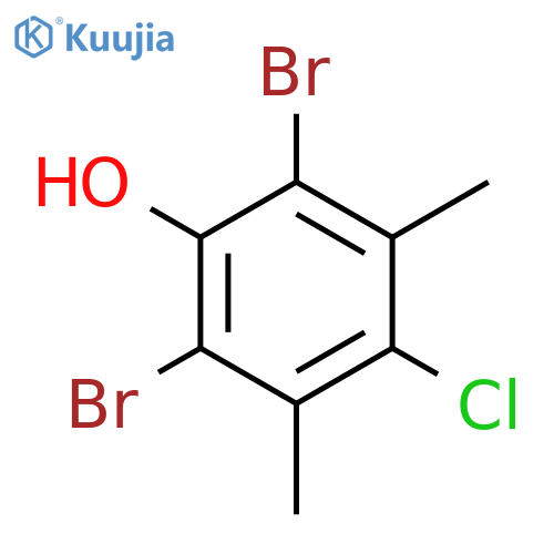 2,6-Dibromo-4-chloro-3,5-dimethylphenol structure