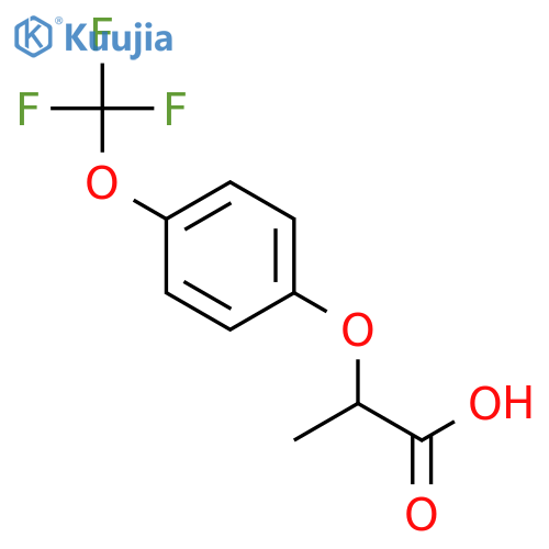 Dl-2-4-(Trifluoromethoxy)PhenoxyPropionic Acid structure