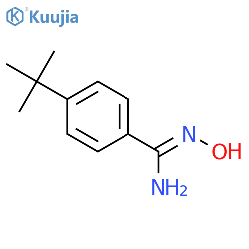 4-tert-Butylbenzamidoxime structure