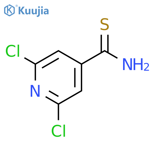 2,6-dichloropyridine-4-carbothioamide structure