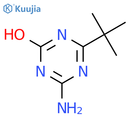 4-Amino-6-(tert-butyl)-1,3,5-triazin-2-ol structure