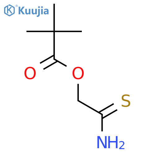 2-Amino-2-thioxoethyl Pivalate structure