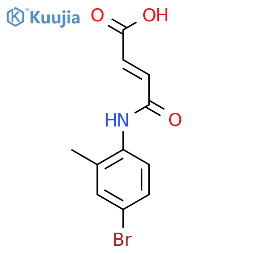 4-((4-Bromo-2-methylphenyl)amino)-4-oxobut-2-enoic acid structure