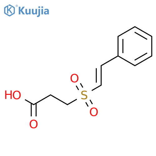3-(Styrylsulfonyl)propanoic acid structure