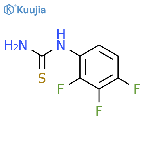 N-(2,3,4-Trifluorophenyl)thiourea structure