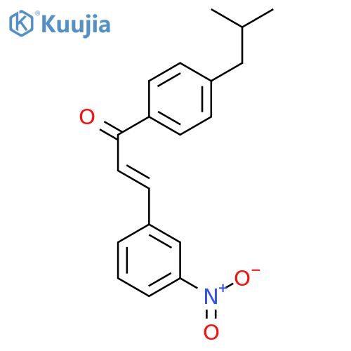 1-(4-Isobutylphenyl)-3-(3-nitrophenyl)prop-2-en-1-one structure