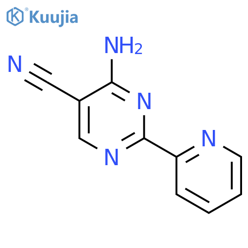 4-Amino-5-cyano-2-(pyridin-3-yl)pyrimidine structure