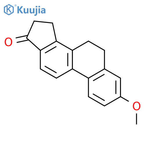 3-methoxygona-1,3,5(10),8,11,13-hexaen-17-one structure