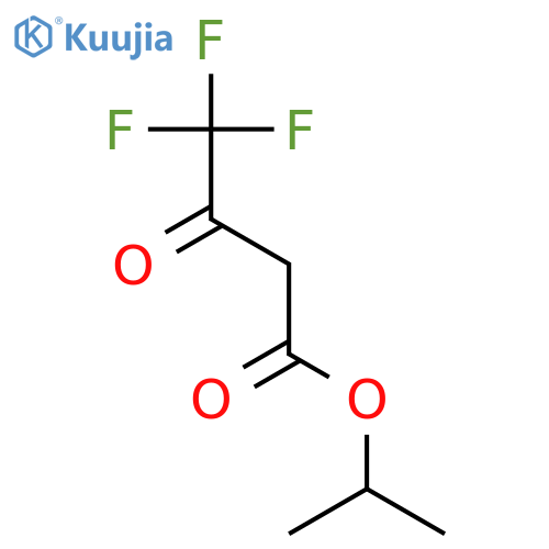 Isopropyl-4,4,4-trifluoroacetoacetate structure