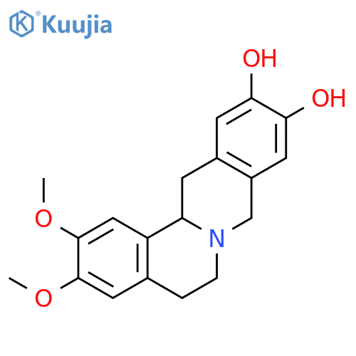 (13aS)-2,3-dimethoxy-5,8,13,13a-tetrahydro-6H-isoquino[3,2-a]isoquinoline-10,11-diol structure