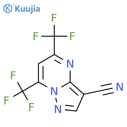 5,7-Bis(Trifluoromethyl)-3-Cyanopyrazolo1,5-APyrimidine structure