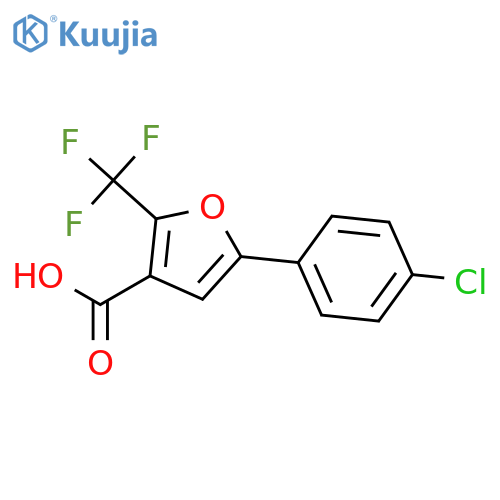 5-(4-Chlorophenyl)-2-(trifluoromethyl)-3-furoic Acid structure