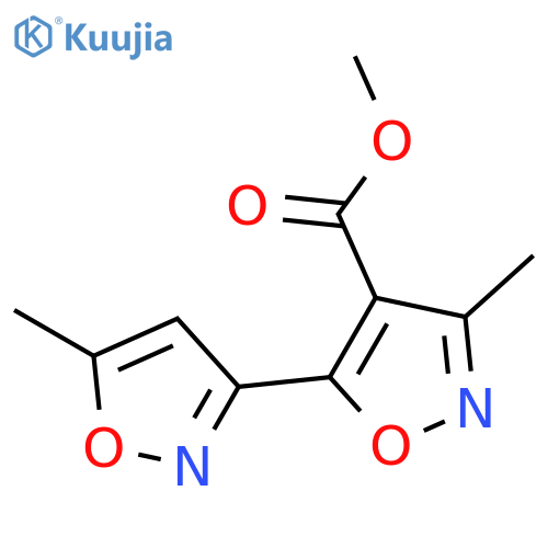 Methyl 3',5-dimethyl-[3,5'-biisoxazole]-4'-carboxylate structure