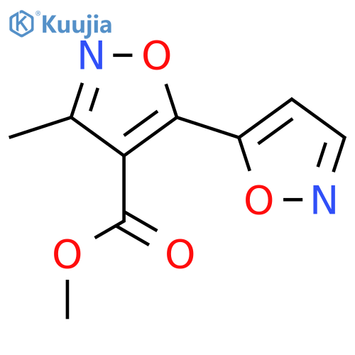 Methyl 3-methyl-[5,5'-biisoxazole]-4-carboxylate structure