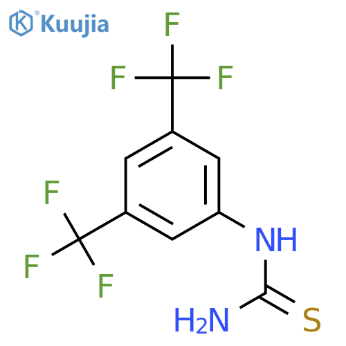 1-3,5-Di(trifluoromethyl)phenyl-2-thiourea structure