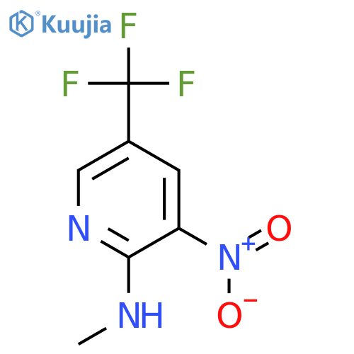 N-Methyl-3-nitro-5-(trifluoromethyl)pyridin-2-amine structure
