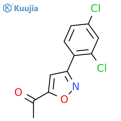 1-3-(2,4-Dichlorophenyl)Isoxazol-5-YlEthan-1-One structure