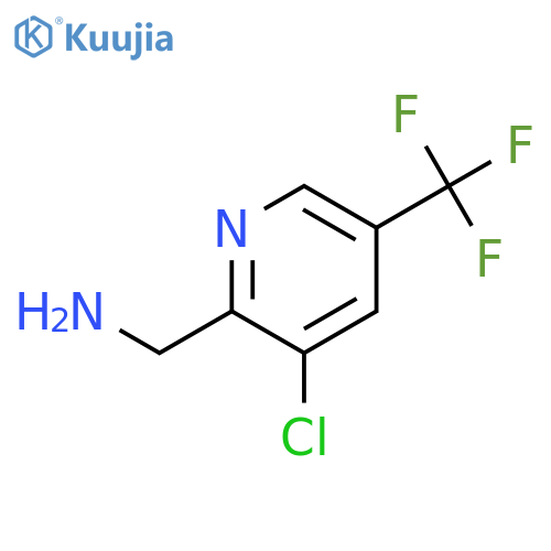 [3-chloro-5-(trifluoromethyl)pyridin-2-yl]methanamine structure
