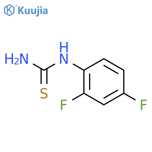 1-(2,4-Difluorophenyl)-2-thiourea structure