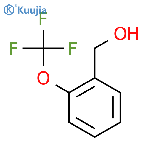 2-(Trifluoromethoxy)benzyl alcohol structure