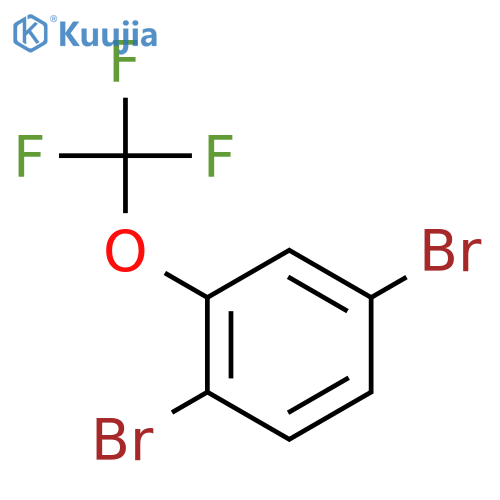 1,4-Dibromo-2-(trifluoromethoxy)benzene structure
