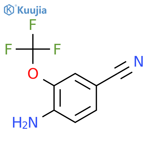 4-Amino-3-(trifluoromethoxy)benzonitrile structure