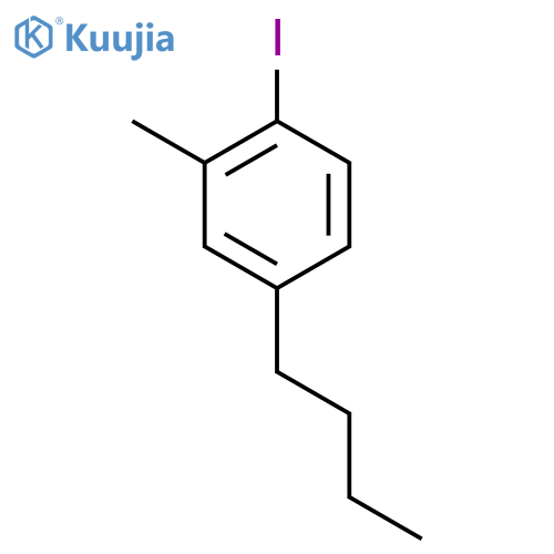 4-Butyl-1-iodo-2-methylbenzene structure