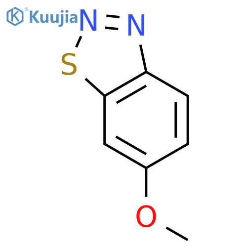 1,2,3-Benzothiadiazole, 6-methoxy- structure
