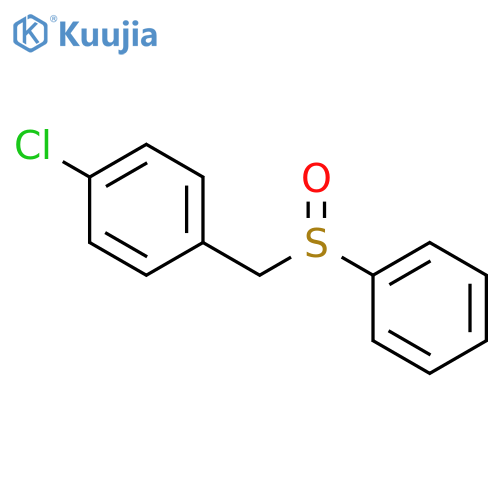 Benzene,1-chloro-4-[(phenylsulfinyl)methyl]- structure